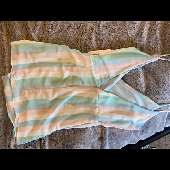 Red Dress Boutique Multi Stripe Wrap Dress - Picture 4 of 4